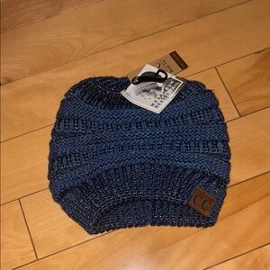 CC Blue Knit Beanie